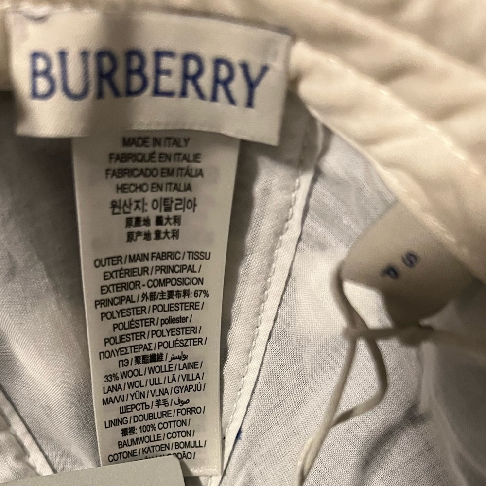 Burberry Tartan Baseball Hat size S NWT!!! - Picture 8 of 15